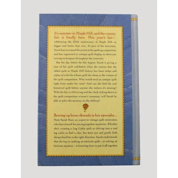 Mystery On The Midway Patchwork Mysteries #12 By Vera Dodge Hardcover Guideposts - Picture 2 of 3